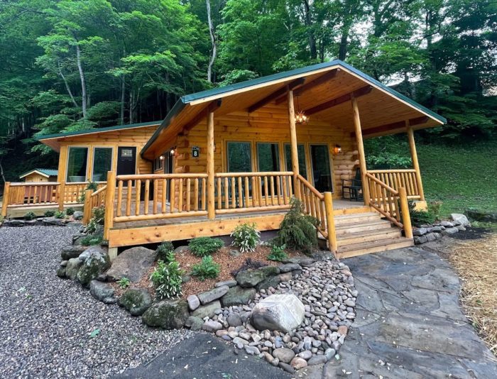 One of our West Virginia cabin rentals at Harman's Luxury Log Cabins.