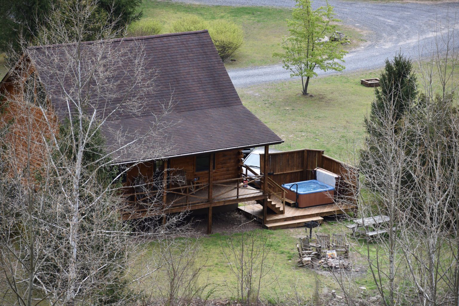 Cabins Near Cass Scenic Railroad with Hot Tubs