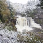 blackwater falls during the winter